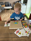 Mosaik Brikspil af træ - 116 dele