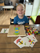 Mosaik Brikspil af træ - 116 dele