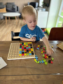 Mosaik Brikspil af træ - 116 dele