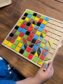 Mosaik Brikspil af træ - 116 dele