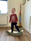 Balancebræt - Dusty green - FLEXA - Fra 6 mdr.