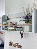 Boghylde m/1 holder - Hvid - FLEXA