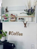 Boghylde m/1 holder - Hvid - FLEXA