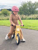 Løbecykel i træ - Mustard - FLEXA - Fra 3 år