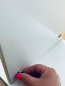 Reol m/3 hylder Hvid - FLEXA