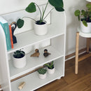 Reol m/3 hylder Hvid - FLEXA