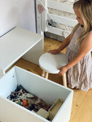 Opbevaringsbænk - Hvid - FLEXA