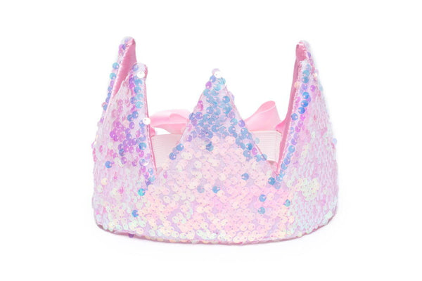 Prinsessekrone - Lyserød/sølv - Fra 3 år.