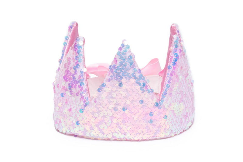 Prinsessekrone - Lyserød/sølv - Fra 3 år.