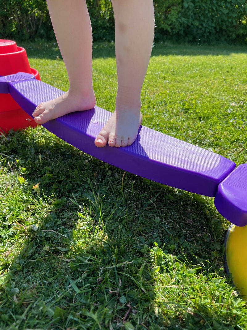 Gonge Build-N-Balance Balancetopsæt med Wobble Planke - H:10 cm.