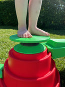 Gonge Build N Balance Balancetop - Rød - H. 24 cm.