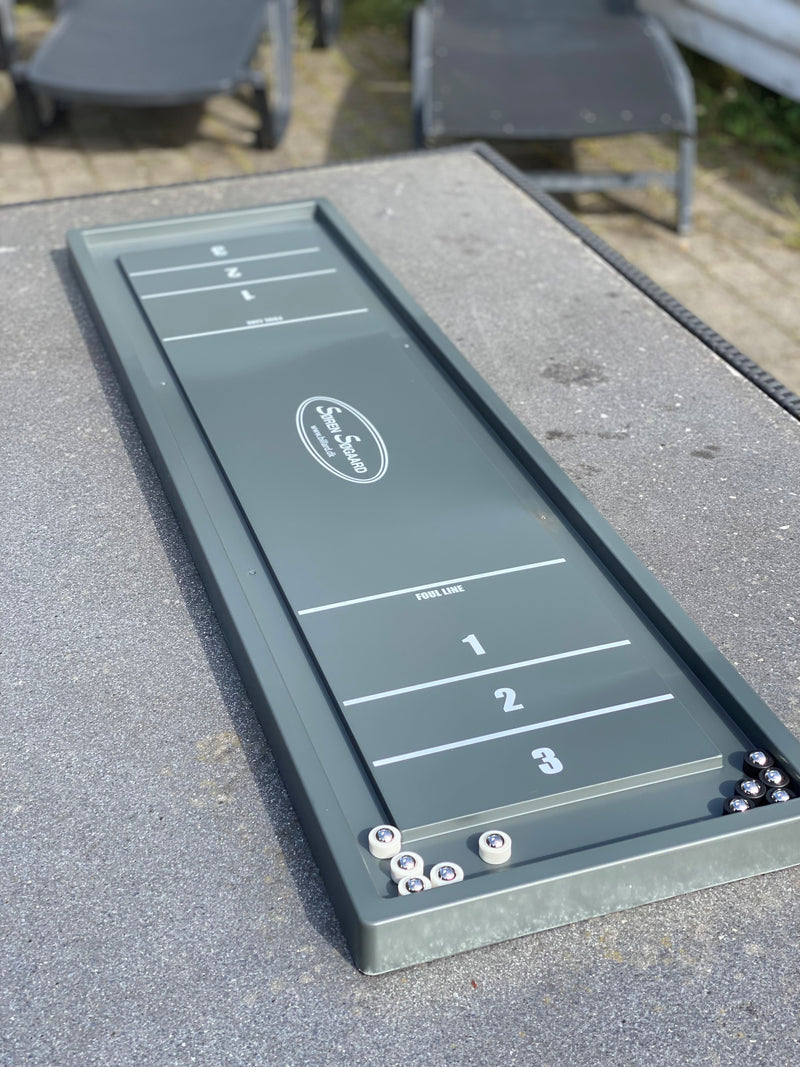 Shuffleboard - Grå  - Mål: 122 x 33 cm