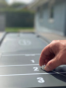 Shuffleboard pucksæt hvid/sort - 10 stk