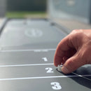 Shuffleboard - Grå  - Mål: 122 x 33 cm