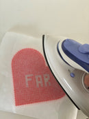 Hama Perleplade Midi - Hjerte Stor 16x17,5cm - Hvid (233)