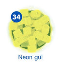 Hama Perler Midi 6000 stk Neon Gul (205-34)