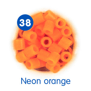 Hama Perler Midi 6000 stk Neon Orange (205-38)