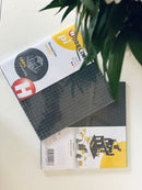 Hubelino pi - 1 x Sort Byggeplade - 26x26 knopper - Fra 8 år