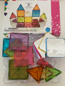 Magna-Tiles Stardust - 15 stk. gennemsigtig m. stjernestøv.