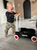 BRIO 31351 - Lære-gå-vogn - Sort - Fra 9 mdr.