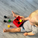 BRIO 30148 - Puttekasse i træ - Rød - Fra 1 år