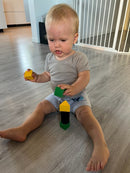 BRIO 30148 - Puttekasse i træ - Rød - Fra 1 år