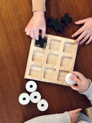 Luksus Kryds Og Bolle Spil i træ -  21 x 21 cm