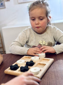 Luksus Kryds Og Bolle Spil i træ -  21 x 21 cm