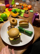 Legemad - Madvarer i plast - 100 dele.