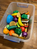 Legemad - Madvarer i plast - 100 dele.