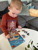 Larsen Puslespil - 2 stk i sæt - Koralrev-tema