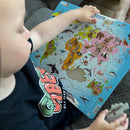 Puslespil i Pap fra Larsen - Dyr i Verden - 28 brikker.