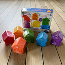 Tælle & Sortere sæt - Mit Nabolag - 48 dele