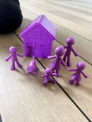 Tælle & Sortere sæt - Mit Nabolag - 48 dele