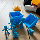 Tælle & Sortere sæt - Mit Nabolag - 48 dele