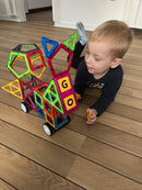 Magplayer magnetlegetøj - 208 dele Transformer