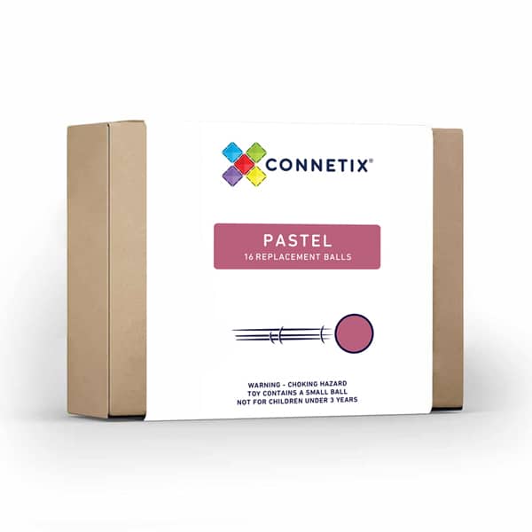 Connetix - Kuglebane-kugler - Pastel - 16 stk
