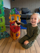 Gennemsigtig Gigant Polydron sæt 60 dele