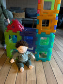 Gennemsigtig Gigant Polydron sæt 60 dele