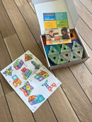 Polydron KinderMag Gennemsigtig - 96 dele