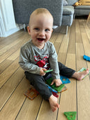 Polydron KinderMag Gennemsigtig - 96 dele