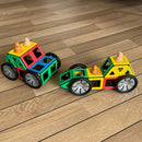 Polydron Magnetisk Hjulsæt - 92 dele - Fra 3 år