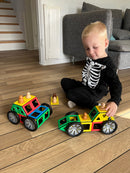 Polydron Magnetisk Hjulsæt - 92 dele - Fra 3 år