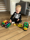 Polydron Magnetisk Hjulsæt - 92 dele - Fra 3 år