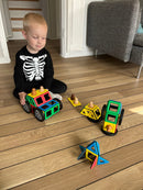 Polydron Magnetisk Hjulsæt - 92 dele - Fra 3 år