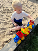 Sandkasse Bilpakke fra Dantoy - 17 cm - 12 stk.