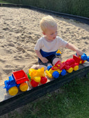 Sandkasse Bilpakke fra Dantoy - 17 cm - 12 stk.