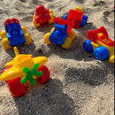 Sandkasse Bilpakke fra Dantoy - 17 cm - 12 stk.