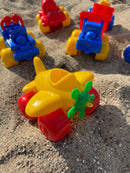 Sandkasse Bilpakke fra Dantoy - 17 cm - 12 stk.