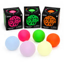 Neon Squish stressbolde - 3 stk.